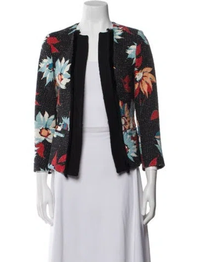 Pre-owned Etro Printed Evening Jacket In Black