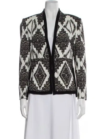 Pre-owned Etro Printed Evening Jacket In Black