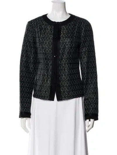Pre-owned Etro Printed Evening Jacket In Green