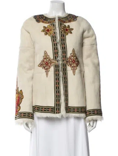 Pre-owned Etro Printed Evening Jacket In Neutral