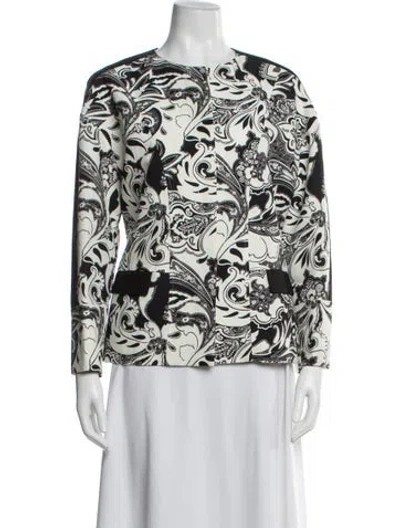 Pre-owned Etro Printed Evening Jacket In Neutral