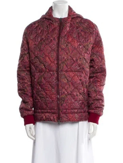 Pre-owned Etro Printed Faux Fur Jacket W/ Tags In Multi
