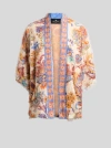 Etro Brushed-finish Jacket In Neutral