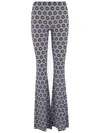 ETRO ETRO PRINTED FLARED JERSEY TROUSERS