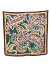 Etro Paisley-patterned Scarf In Green