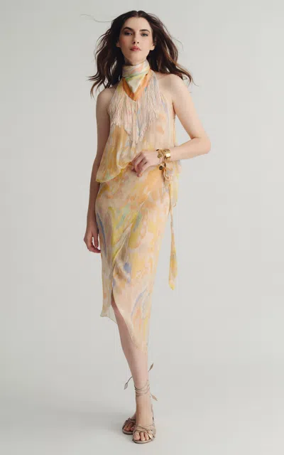Etro Printed Halter Top In Multi