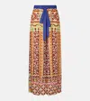 Etro Printed High-rise Palazzo Pants In Multi