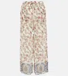 Etro Printed High-rise Pants In Multicoloured