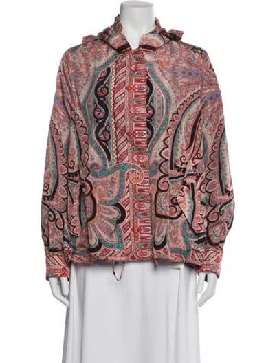 Pre-owned Etro Printed Jacket In Multi