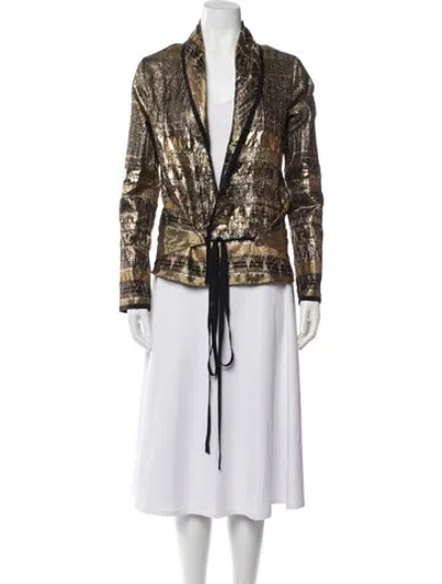 Pre-owned Etro Printed Jacket In Multi