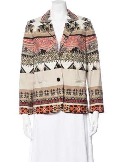 Pre-owned Etro Printed Jacket In Neutral