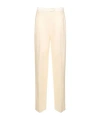 Etro Printed Jacquard High Rise Wide Pants
