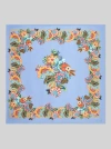 Etro Bandana Bouquet-jacquard Scarf In Light Blue