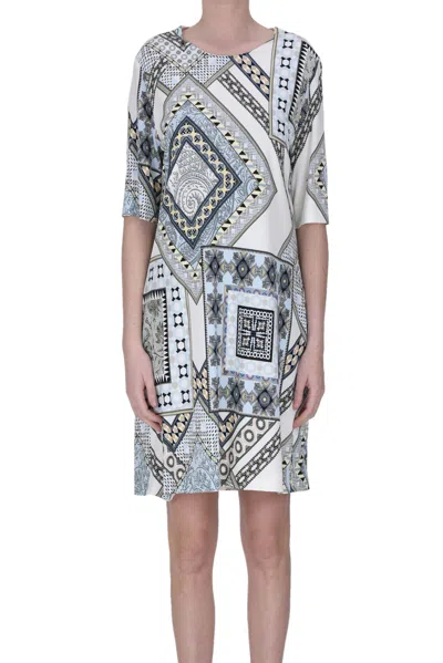 Etro Printed Jersey Dress In Multicoloured