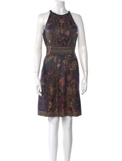 Pre-owned Etro Printed Knee-length Dress