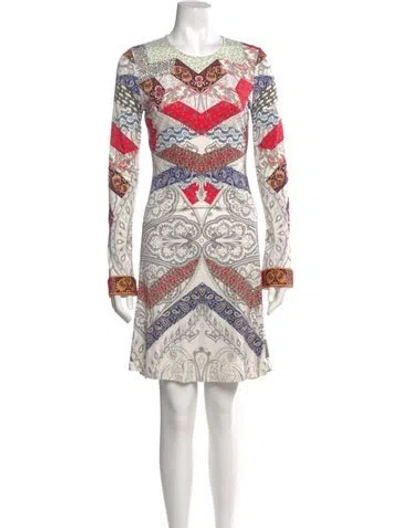 Pre-owned Etro Printed Knee-length Dress