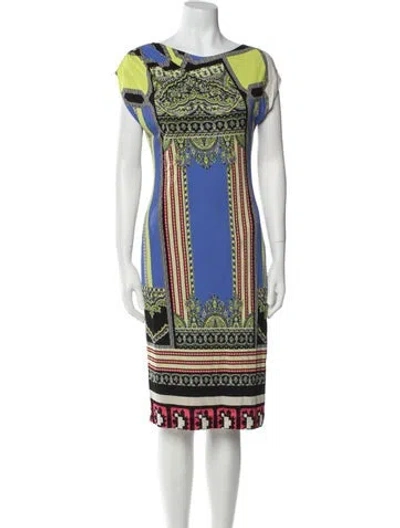 Pre-owned Etro Printed Knee-length Dress