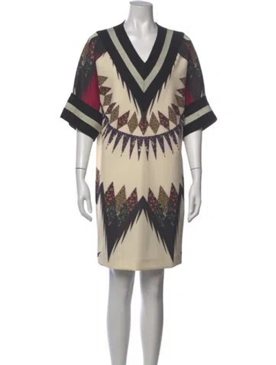 Pre-owned Etro Printed Knee-length Dress