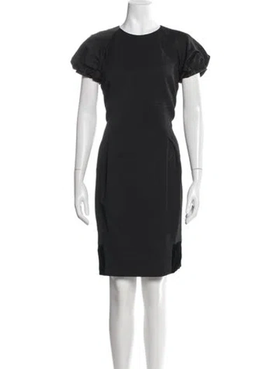 Pre-owned Etro Printed Knee-length Dress In Black