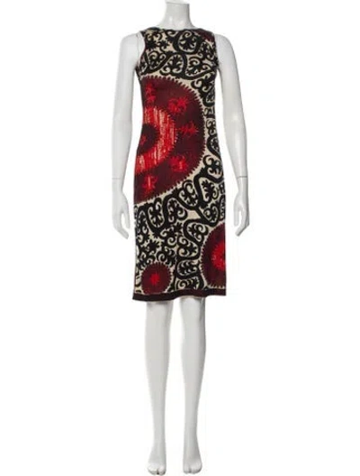Pre-owned Etro Printed Knee-length Dress In Multi