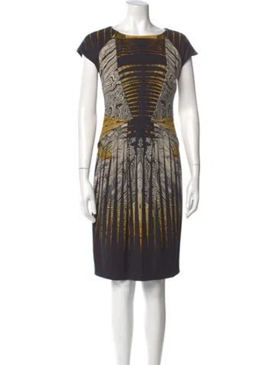 Pre-owned Etro Printed Knee-length Dress In Multi