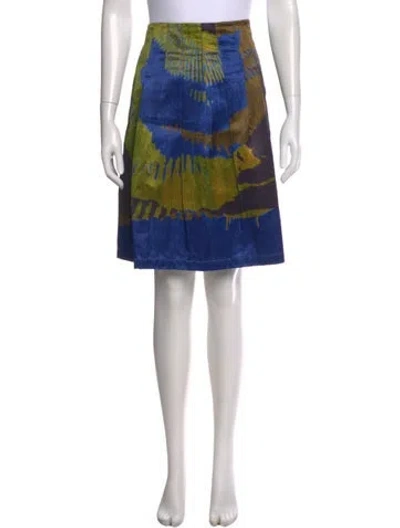Pre-owned Etro Printed Knee-length Skirt In Multi