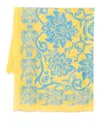 Etro Stole With Paisley Print In Yellow