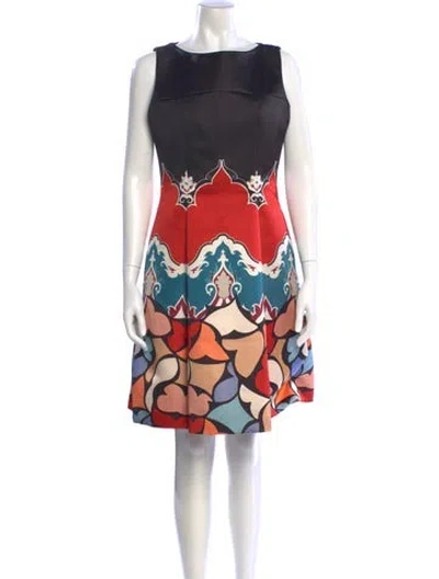 Pre-owned Etro Printed Long Dress In Multi