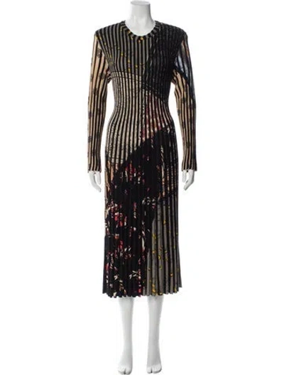 Pre-owned Etro Printed Long Dress In Multi