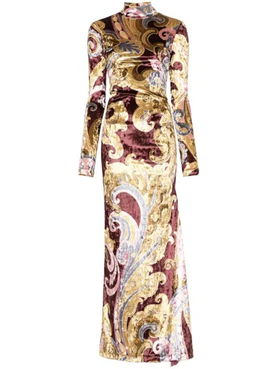 ETRO ETRO PRINTED LONG DRESS