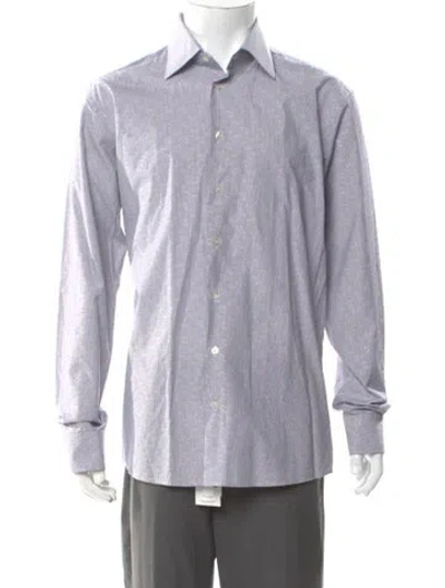 Pre-owned Etro Printed Long Sleeve Shirt In Multi