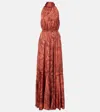 Etro Printed Maxi Dress In Multi