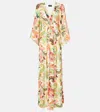 Etro Printed Maxi Dress In Multicoloured