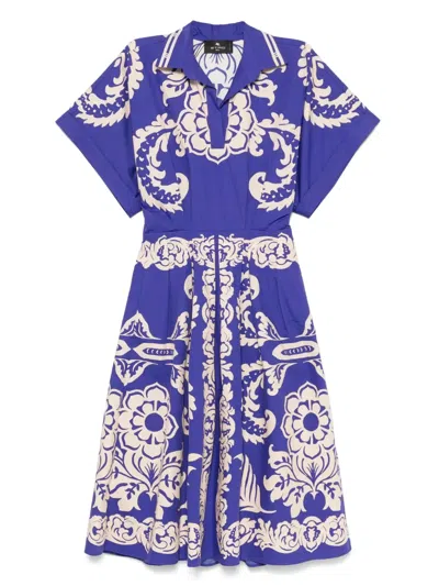 ETRO PRINTED MIDI DRESS