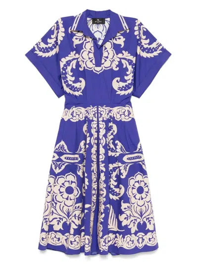 ETRO PRINTED MIDI DRESS