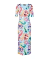 Etro Printed Midi Dress In Multi