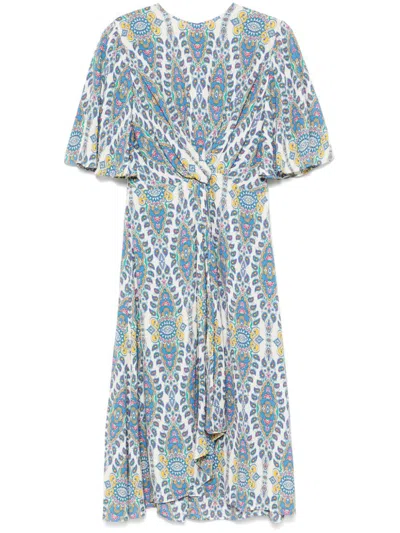 Etro Midikleid Mit Print In Nude
