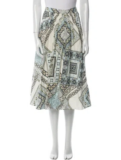Pre-owned Etro Printed Midi Length Skirt