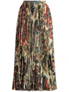 Etro Printed Midi Skirt