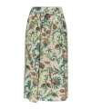 Etro Printed Midi Skirt In Multi