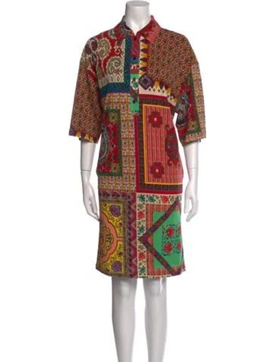 Pre-owned Etro Printed Mini Dress