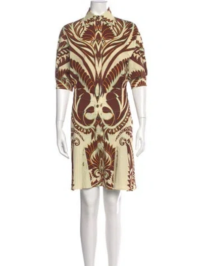 Pre-owned Etro Printed Mini Dress