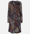 Etro Printed Minidress In Black