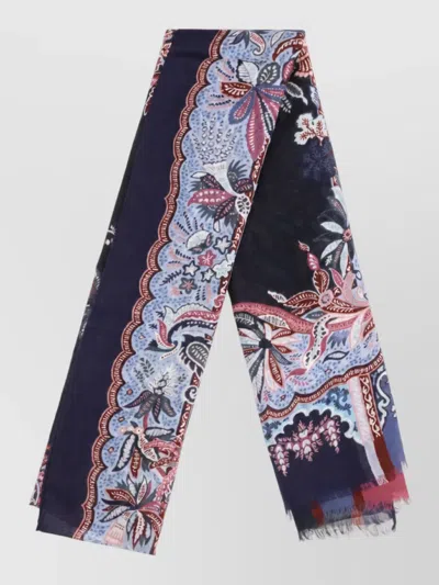 Etro Printed Modal Scarf In Multi