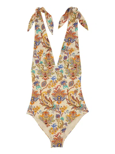 ETRO PRINTED ONE-PIECE SWIMSUIT