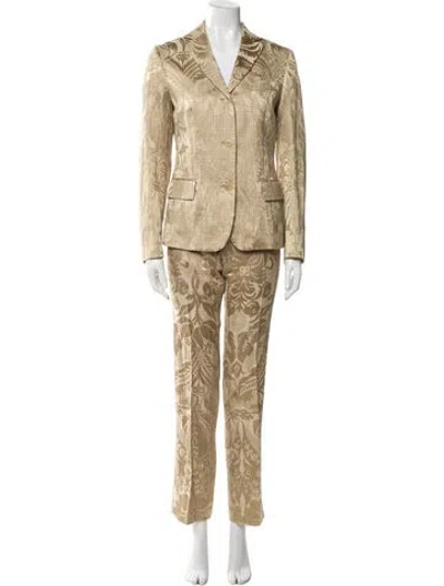 Pre-owned Etro Printed Pant Set In Neutral