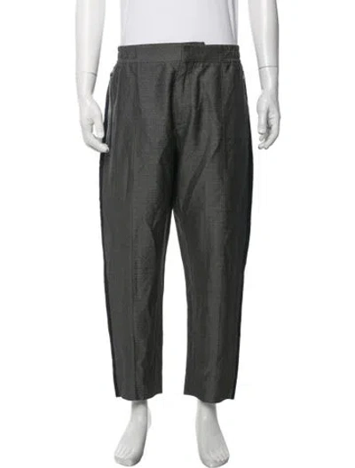 Pre-owned Etro Printed Pants In Blue