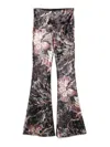 Etro Velvet Trousers In Multicolour