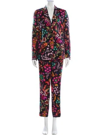 Pre-owned Etro Printed Pantsuit In Multi