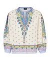 Etro Printed Pattern Cover-up In White